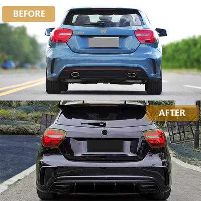 Morden Luxury A45 Carbon Fiber Rear Lip Bodykit για 13-18 Α βαθμού Προφυλακτήρες Αυτοκινήτου