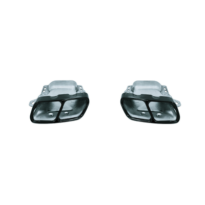 Mercedes-Benz CLA W117 2013-2019 τέσσερις εξόδους λαιμό μαύρο χρωμικό σωλήνα ακουστικού