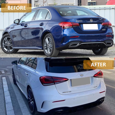 Αναβάθμιση σε A35 AMG Hatchback 2019 Mercedes-Benz Α-Class W177 πίσω προφυλακτήρα και λαιμό ουράς