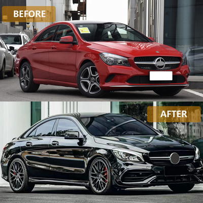 Συσκευές για το σώμα αυτοκινήτου για Mercedes-Benz CLA W117 2013-2019 Παράθυρο προφυλακτήρα μπροστά σε στυλ AMG45