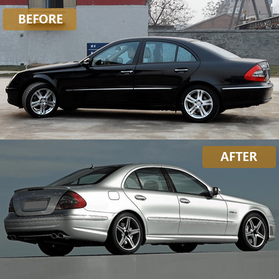 Προσαρμοσμένο λογότυπο Αποδεκτό Mercedes-Benz E-CLASS W211 Φόρμες από την πλευρά του αυτοκινήτου άμεση τροποποίηση