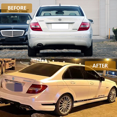 Βελτιώστε την Benz C-Class W204 σας με C63 LED πίσω φώτα χρώμα θερμοκρασία 5000K