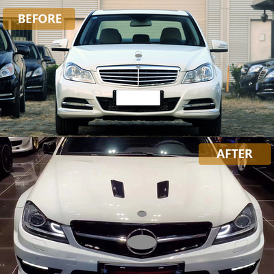 Mercedes-Benz C-Class W204 με πλήρη συσκευασία κινητήρα από ανθρακονήματα