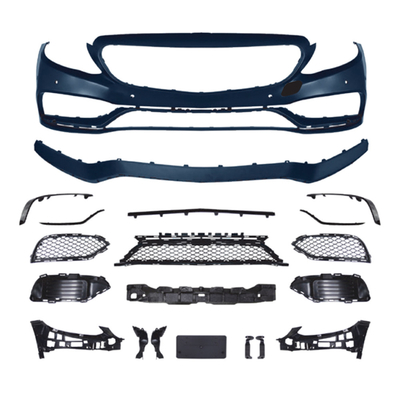 Προσαρμοσμένο C63 AMG στυλ μπροστινό μπουμπερ grille για Mercedes Benz C-Class W205 2015-2018