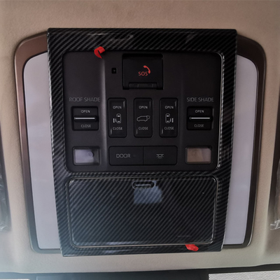Το Toyota Tacoma 2024 2025 Εσωτερικό ΑΒS Φυτική ίνες άνθρακα Μαύρη κεφαλή Φως Κλειδί κουμπί κάλυψη Τρίμ 1pcs