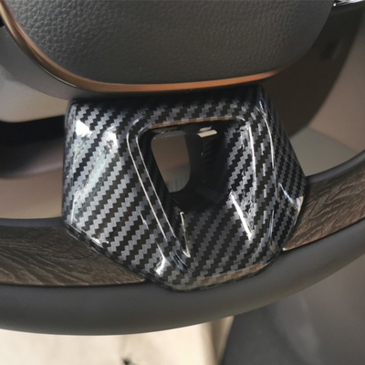 Γεωμετρικό σχεδιασμό Carbon Fiber ABS Τρίμ τιμόνι για Toyota 2024 Alphard Vellfire Crown
