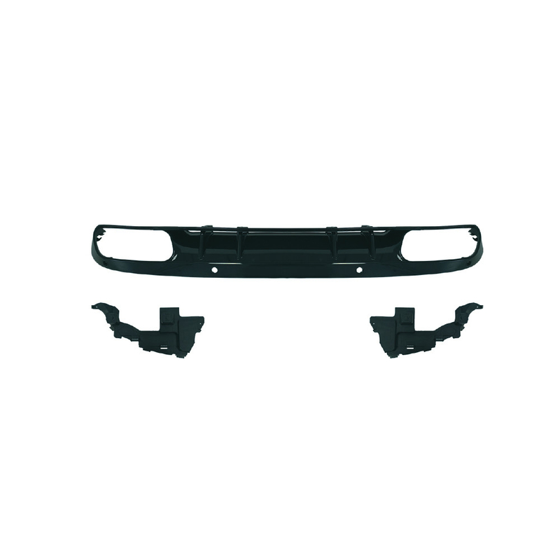 15-18 Mercedes-Benz C-CLASS W205 με C63 AMG Style πίσω χείλος και πίσω χείλος